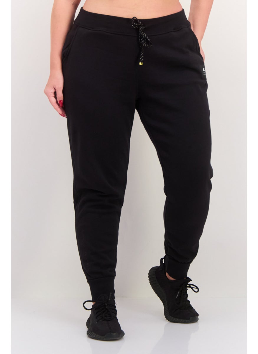 Adidas Women Plus Size Outdoor Jogger Pants, Black  - Image 1