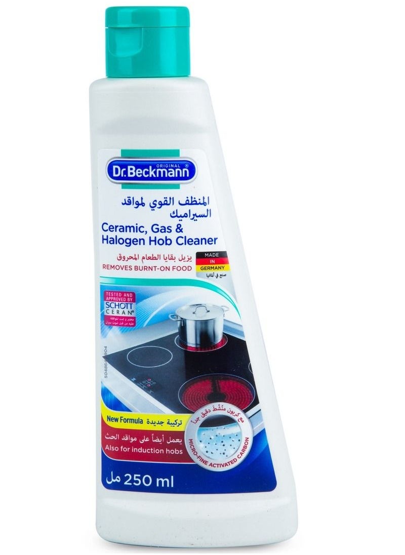 Dr. Beckmann Ceramic, Gas And Halogen Hob Cleaner 250ml 
