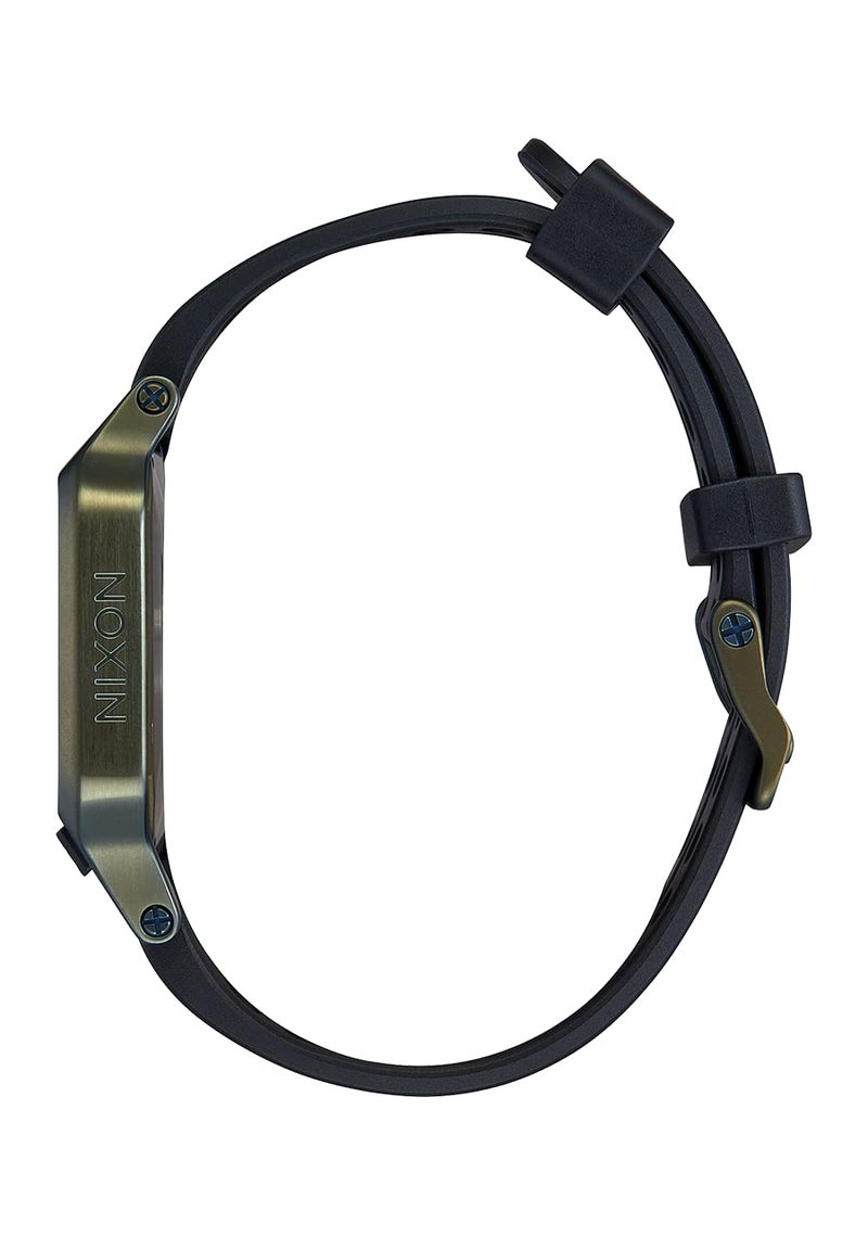 NIXON Heat A1320 - Digital Watch for Men and Women - 100M Water Resistant Exercise Workout and Running Watch - Mens Ultra Thin Lightweight Sport Watches - Custom 38 mm LCD Display, 20mm PU Band - Image 2