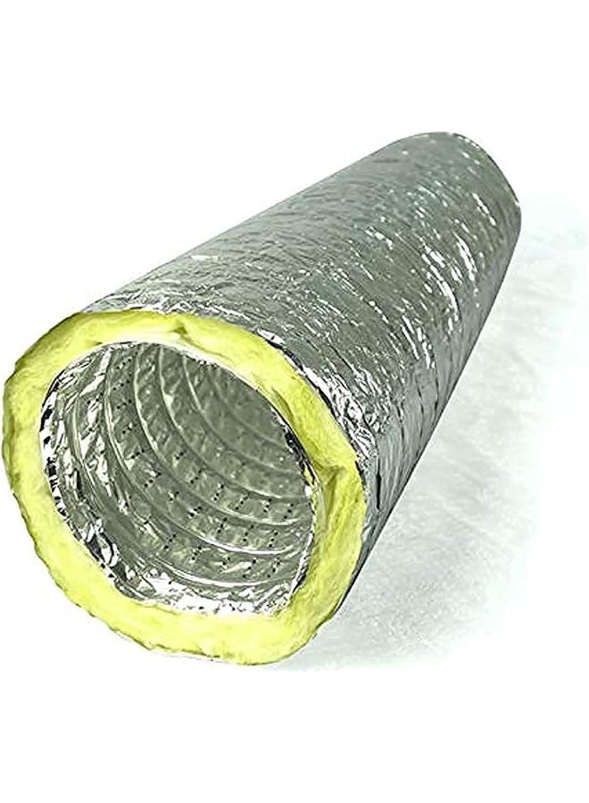 Royal Apex Aluminium Flexible Duct Venting Duct Hose For Air Exhaust Line, Air Condition Line (4 Inch Insulated) - Image 1