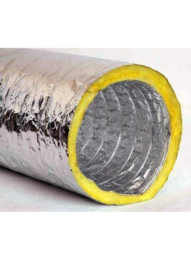 Royal Apex Aluminium Flexible Duct Venting Duct Hose For Air Exhaust Line, Air Condition Line (4 Inch Insulated) - Image 2