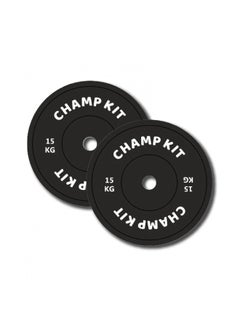 CHAMP KIT 15 Kg Weight Plates Pair - High Durability and Shock Absorption  - Image 1