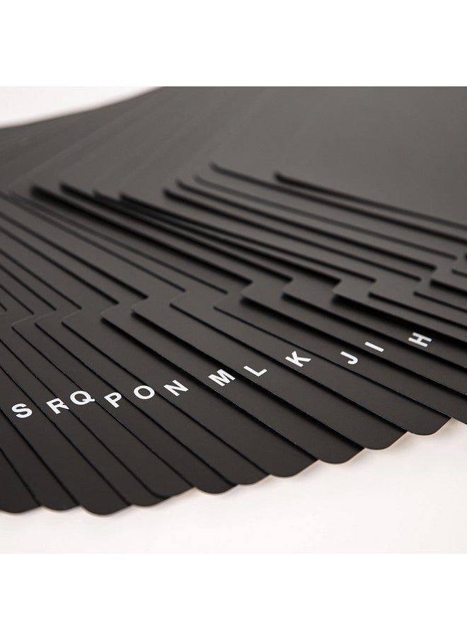 Crosley Ac1046A-Bk A-Z Vinyl Dividers, Black  - Image 3
