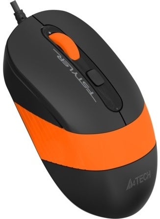 A4TECH FM10 USB 1600DPI Black - Orange Mouse  - Image 2