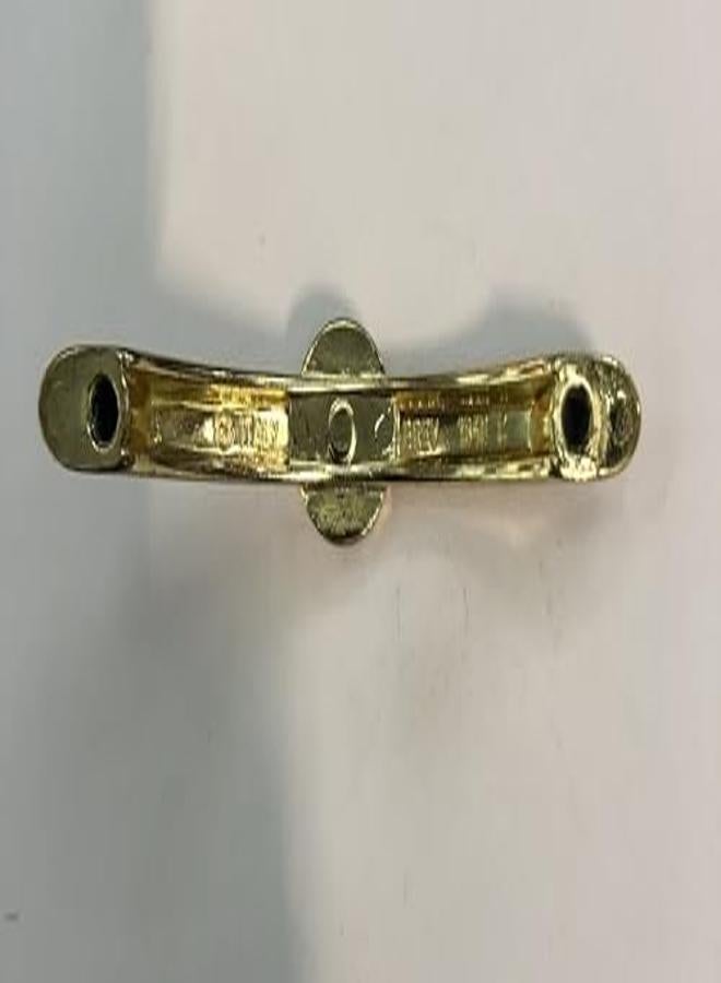 مقبض خزانة مطبخ بمقبض سحاب لون ذهبي بدون قور صناعة ايطالية مقاس 65ملي 6.5سم ارتفاع المقبض 1.5سم - Image 4
