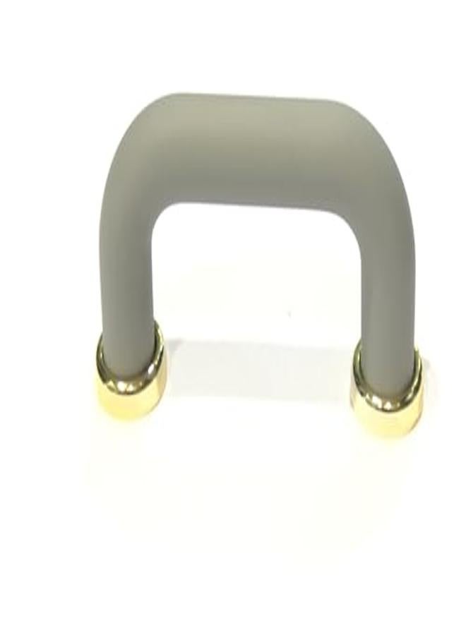 Kitchen And Cabinet Handle, Gray Color, Rubber, Plastic Material, Brass Base, Brass Handle, Made In Taiwan, Length 7.9 Cm, Which Is 79 Mm - Image 4
