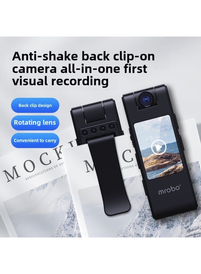 Generic Real-time Preview Watch With Screen 4K Smart Video Recorder Chest Fixed Camera Sports Machine Driving Recorder-Body Color:D7 Super LonG Battery Life Model  32G  - Image 5