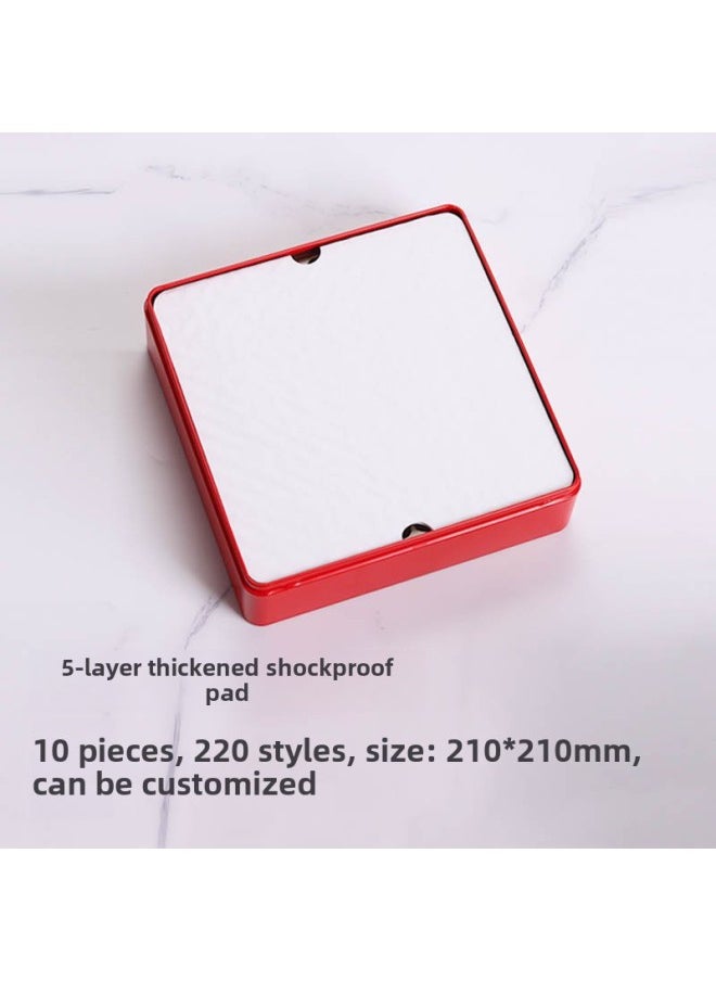 Cookie Biscuit Shock-proof Pad Snack Wrapping Paper Buffer Pad Iron Can Gasket Iron Box Pad Paper Food Grade 5-layer Thickened-Specifications:220 Shockproof Pad 10 Sheets  - Image 1