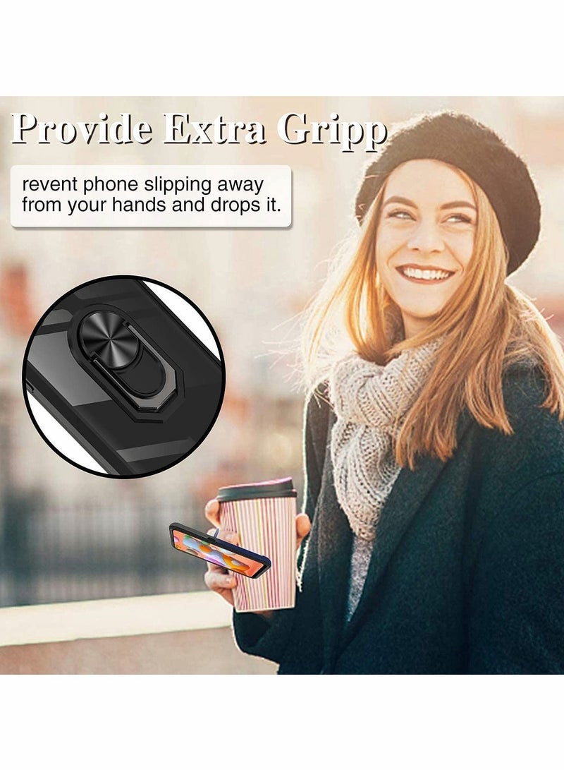 Y&D Case Compatible with Samsung Galaxy S21 Ultra Shockproof Protective Cover Military-Grade Full Body Duty Clear Metal Ring - Image 4