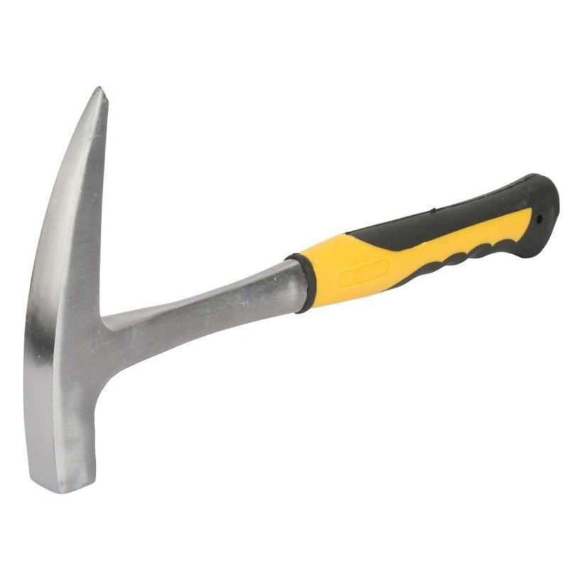 MYTEC High Carbon Steel Brick Hammer 34x18cm Heat Treated Impact Resistant - Polished Hard Surface Rock Hardness Testing Tip for Geology - Image 1