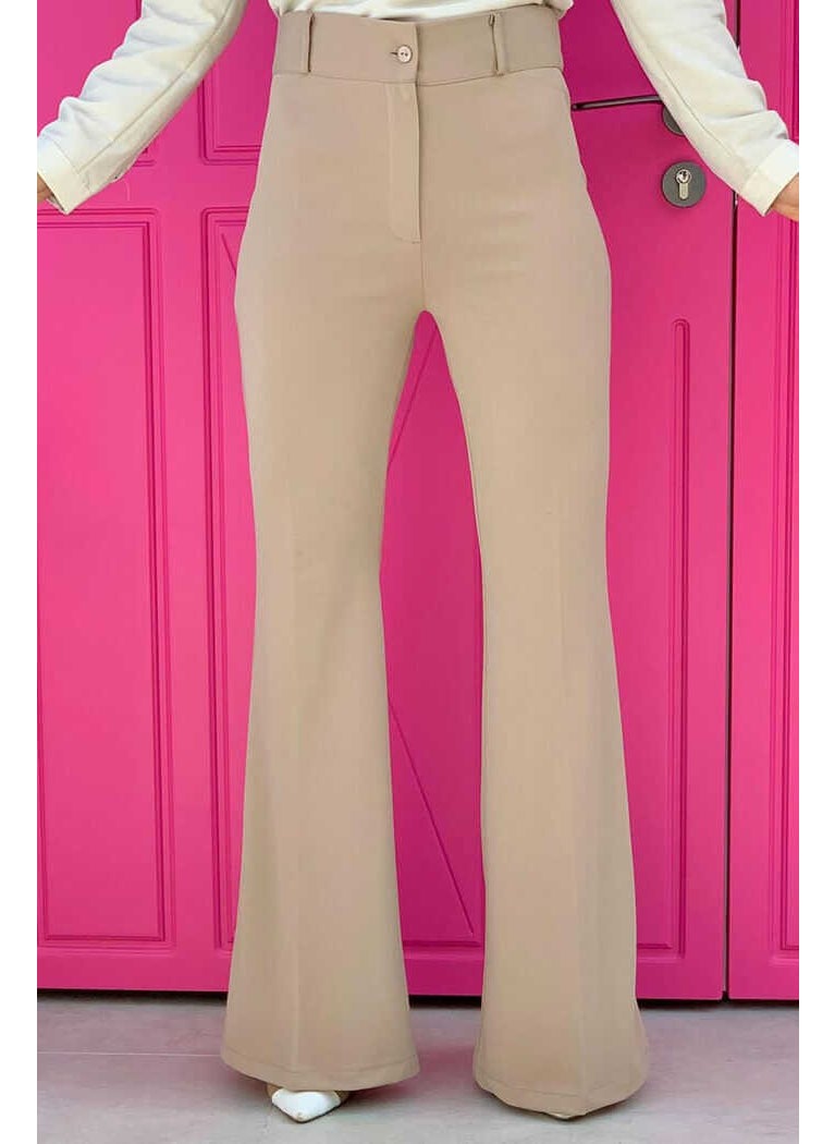 Waist Zippered Bell-bottomed Trousers 0231 Mink - pzsku/Z411194DB0DF592687C2BZ/45/_/1738059337/21b932bb-b5ee-4f2d-9bf6-15d30a1e5918