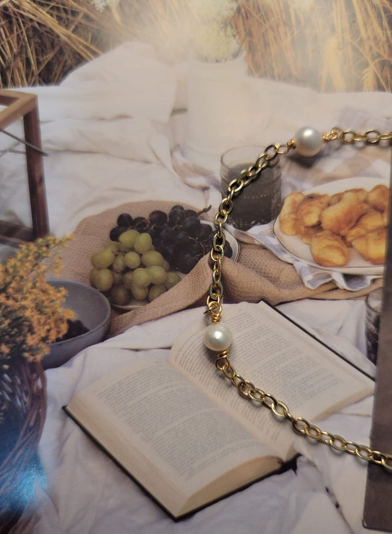 Minorisa 18K Gold Plated Bracelet With Organic Pearl - Image 3