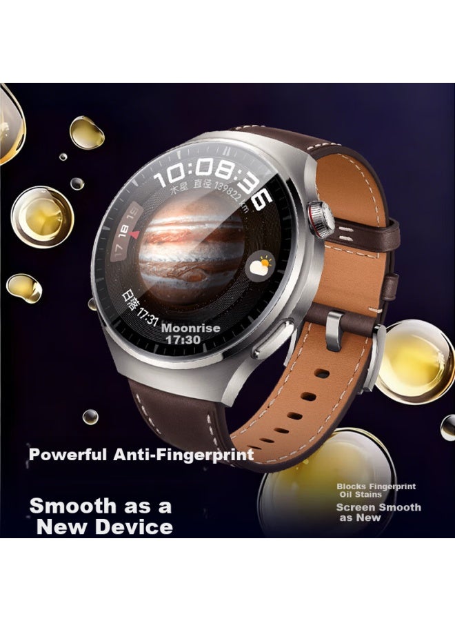 Smorss 2-pack Screen Protector For Huawei Watch 4 Pro 48mm, Compatible With Huawei Watch 3 Pro, Ultra-clear, Anti-scratch, Shockproof, Non-tempered Film - Image 4