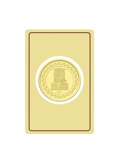 FK Jewellers 50g Gold Coin with Flower & UAE Heritage Building Design - 50 Grams 24KT 999.9 Purity  - Image 3