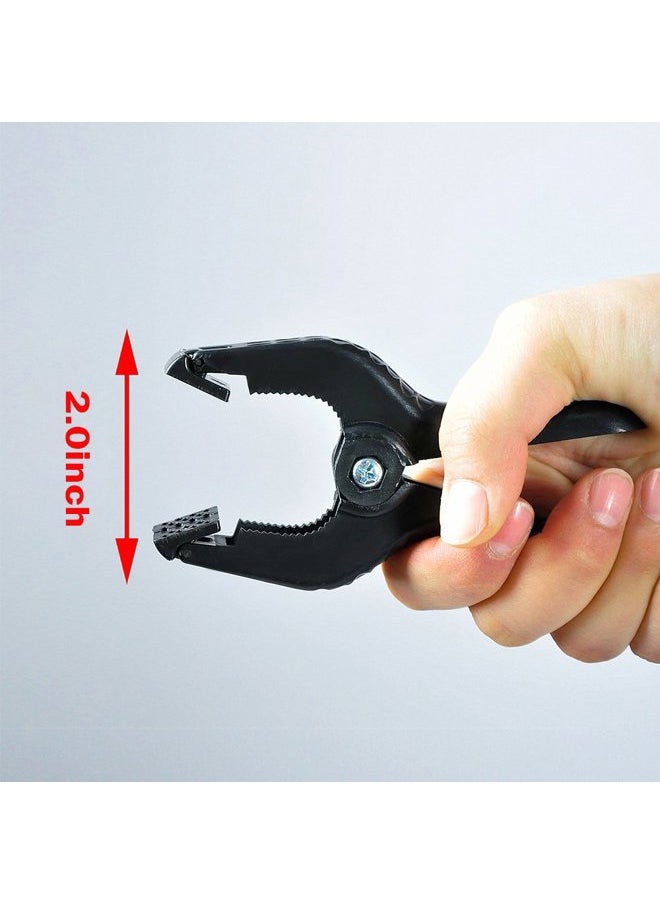 SLOW DOLPHIN Heavy Duty Spring Clamps and Background Clips for Muslin Backdrop, Photo Studio, Photography Backdrop Support（12 pcs）  - Image 3