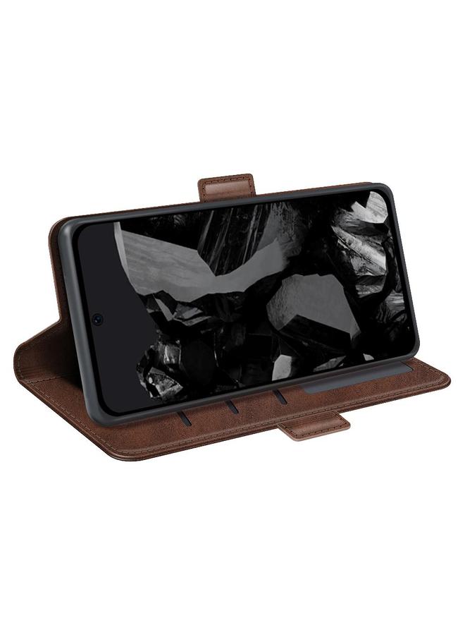 اس-توب جراب لهاتف Google Pixel 9 Pro XL، جراب هاتف جلدي أفقي قابل للطي مع مشبك مغناطيسي مزدوج الجوانب - Image 5