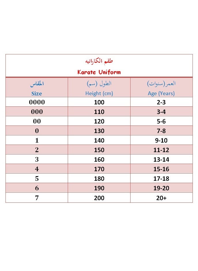 MAM Three-Piece Karate Uniform For All Ages High Quality Fabric - Image 3