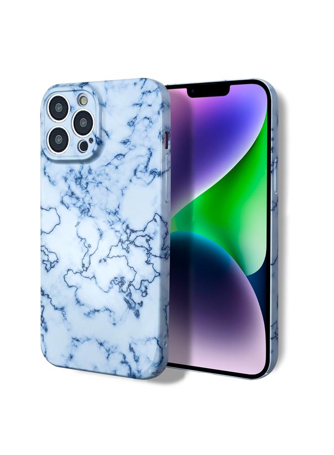 زبون جراب لهاتف iPhone 13 Pro Max بنمط رخامي - Image 1