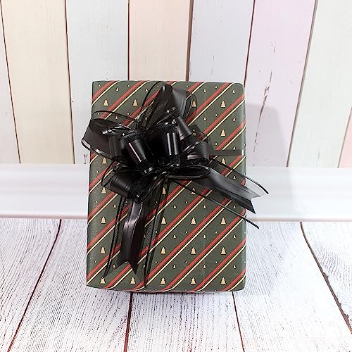 WEWILUCK Large Black Gift Bows - 15PCS Perfect bows for Gift Wrapping, Pull Bows for Man Present Decoration Birthdays Holiday and More(6 inches) - Image 4