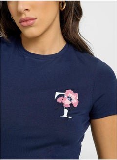 Ted Baker Embroidered Logo Detail T-Shirt  - Image 3