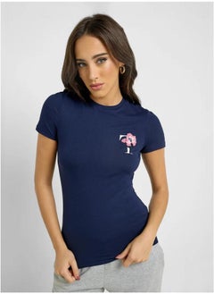 Ted Baker Embroidered Logo Detail T-Shirt  - Image 1