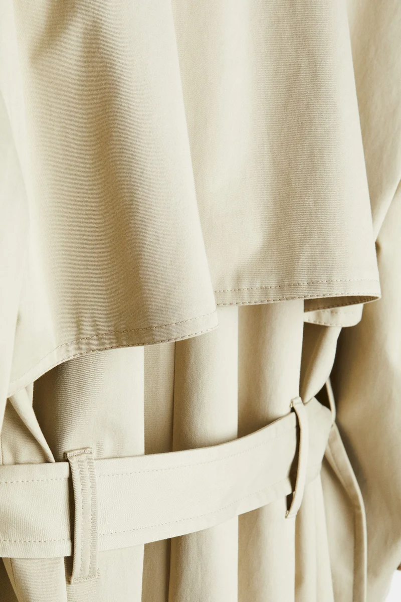 اتش اند ام معطف ترانشكوت بقصة فضفاضة