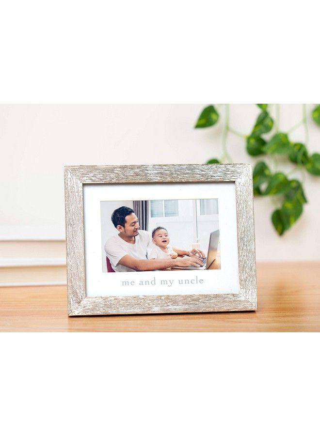 pearhead Me And My Uncle Rustic Photo Frame Niece Or Nephew Family Picture Frame - Image 3