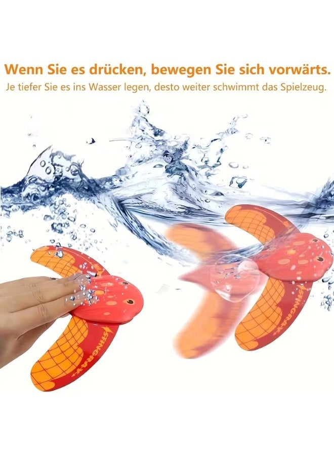 Goolsky 2pcs Water Powered Devil Fish Pool Toy Set, Summer Beach Party Swimming Toy Set, Diving Toy Set, Pool Bath Beach Toy Set - Image 2