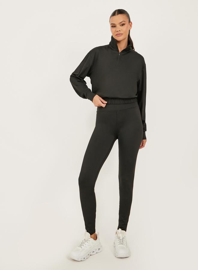 ستايلي اكتيف طقم ستايلي أسود رياضي - Image 2