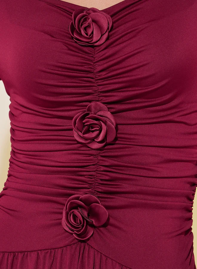 Take Two Rose Embellished Dress