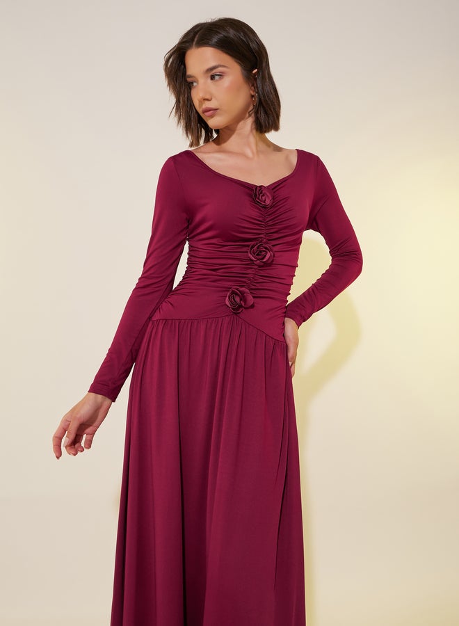 Take Two Rose Embellished Dress  - Image 3