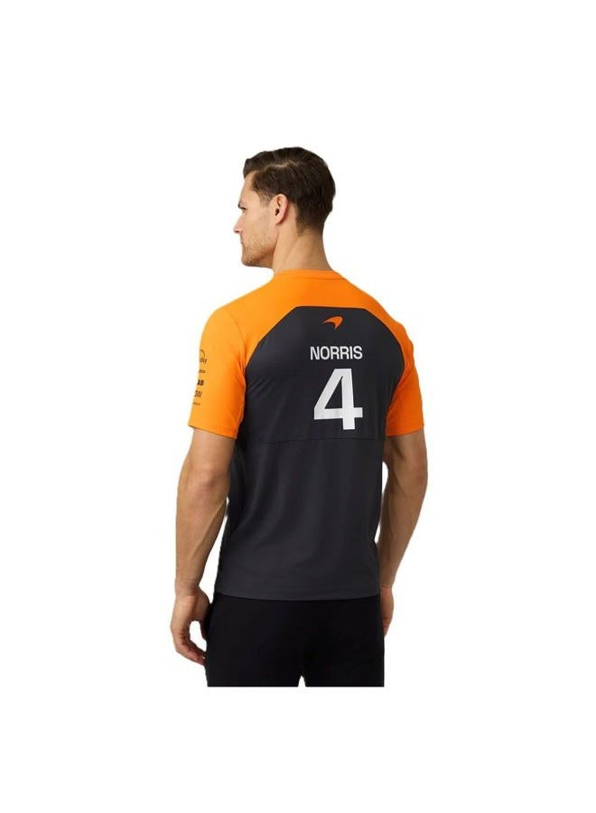 CASTORE McLaren F1 2025 Men's Lando Norris Team T-Shirt, Autumn Glory / Phantom, 4XL - Image 2