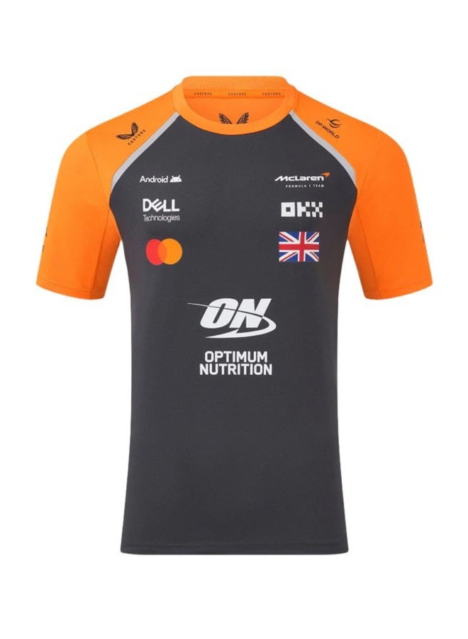 CASTORE McLaren F1 2025 Men's Lando Norris Team T-Shirt, Autumn Glory / Phantom, 4XL - Image 1