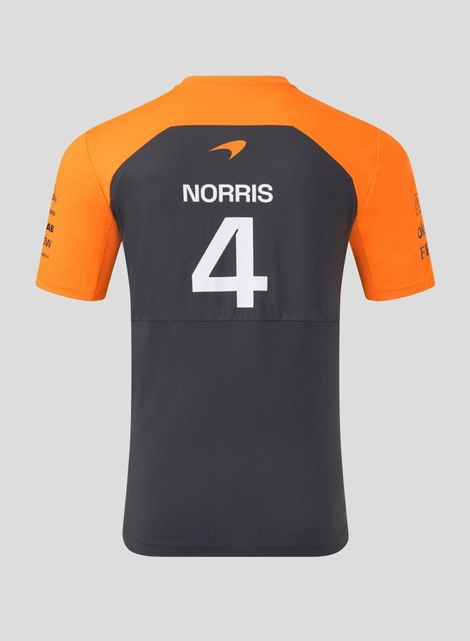 CASTORE McLaren F1 2025 Men's Lando Norris Team T-Shirt, Autumn Glory / Phantom, 4XL - Image 4