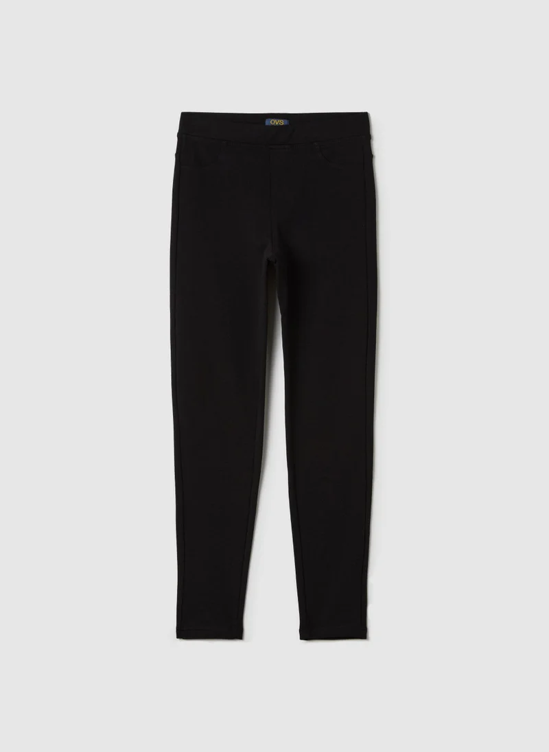 او في اس Stretch Cotton Treggings