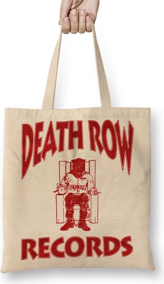 Baskı Dükkanı Print Shop Death Row Records Tote Bag Long Handle