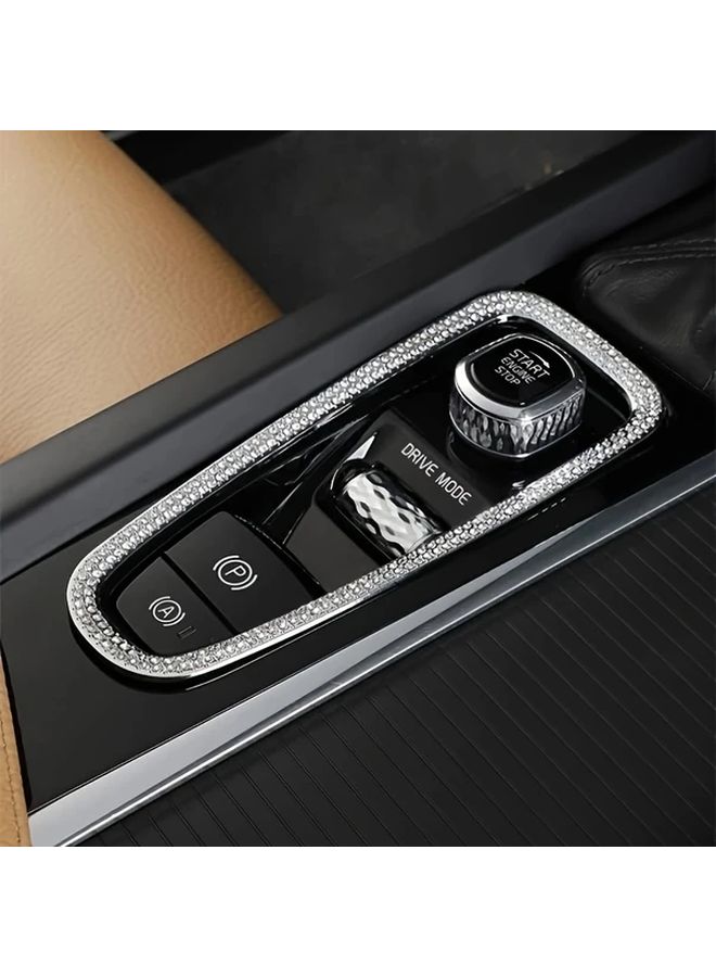 Alloy Crystal Decorative Cover Button for Car Electronic Hand Brake and One Key Start Stop - Image 4