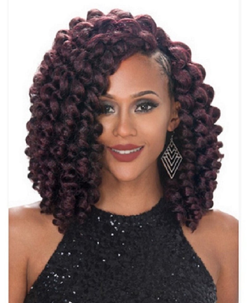 Royal Zury Synthetic Hair Crochet Braids V8910 Rod Set 1Pack Enough SOM BURG