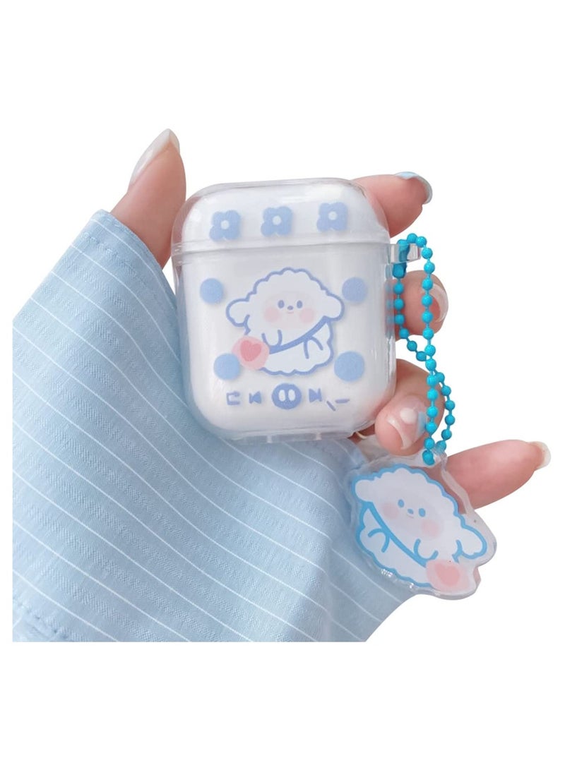 Compatible with for AirPods Case Clear Earphone Sheep Cartoons Animal Design Smooth Soft TPU Cover Apple Airpods Pro 1 2 3 Generation Wireless Bluetooth - Image 1