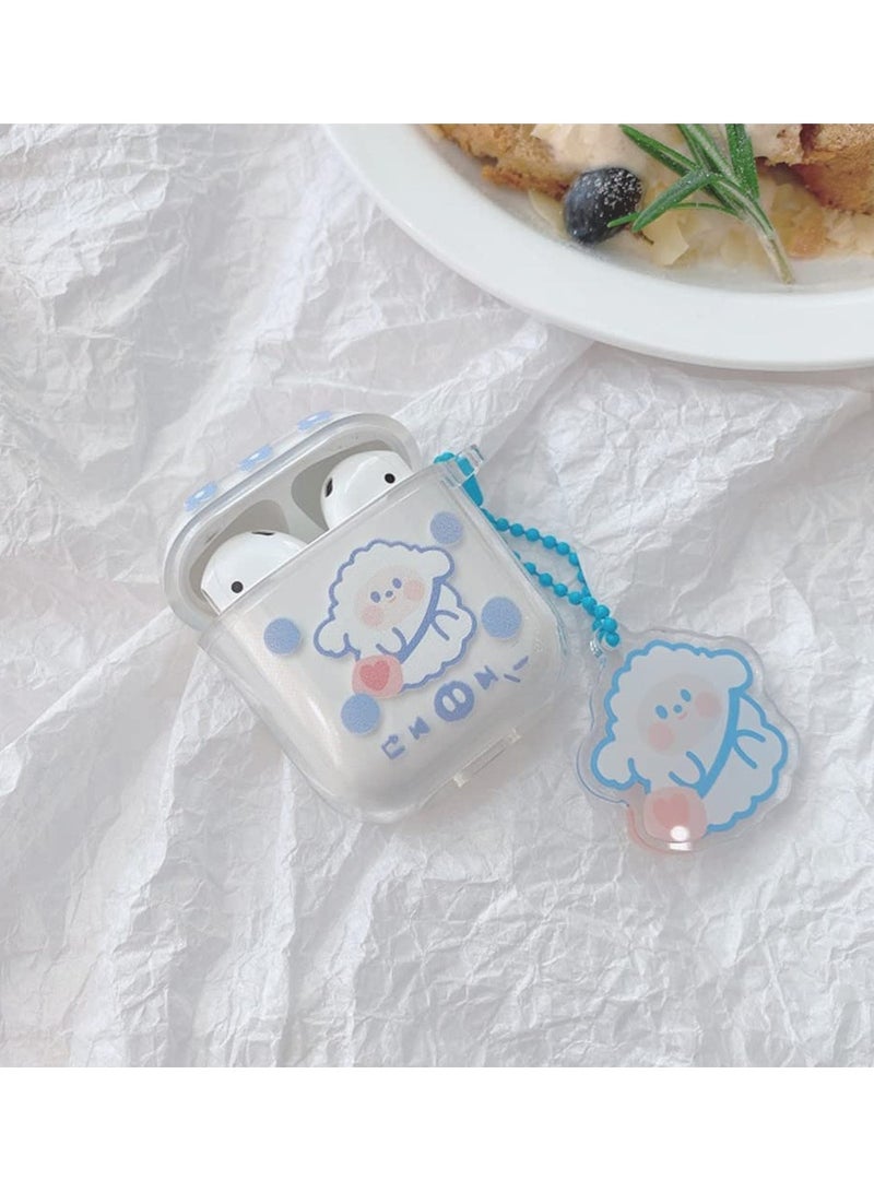 Compatible with for AirPods Case Clear Earphone Sheep Cartoons Animal Design Smooth Soft TPU Cover Apple Airpods Pro 1 2 3 Generation Wireless Bluetooth - Image 2