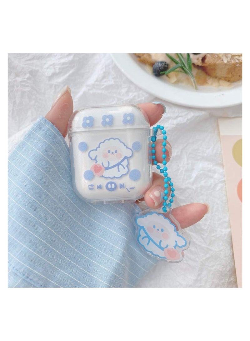 Compatible with for AirPods Case Clear Earphone Sheep Cartoons Animal Design Smooth Soft TPU Cover Apple Airpods Pro 1 2 3 Generation Wireless Bluetooth - Image 4
