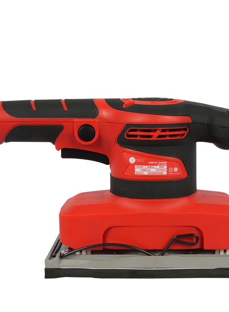 عفرا أفرا 93X185 مللي متر ماكينة سنفرة مدارية 320 واط - Image 5