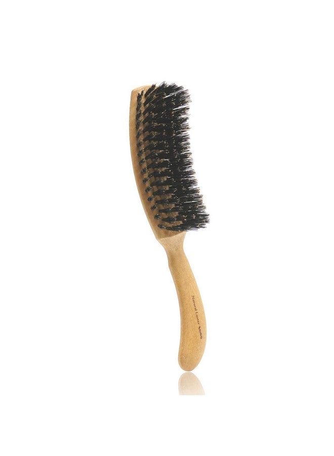 VESS Natural Luster 100% Boar Bristle Hair Brush S Type Brushing Brush Nl1400 Made In Japan - Image 1
