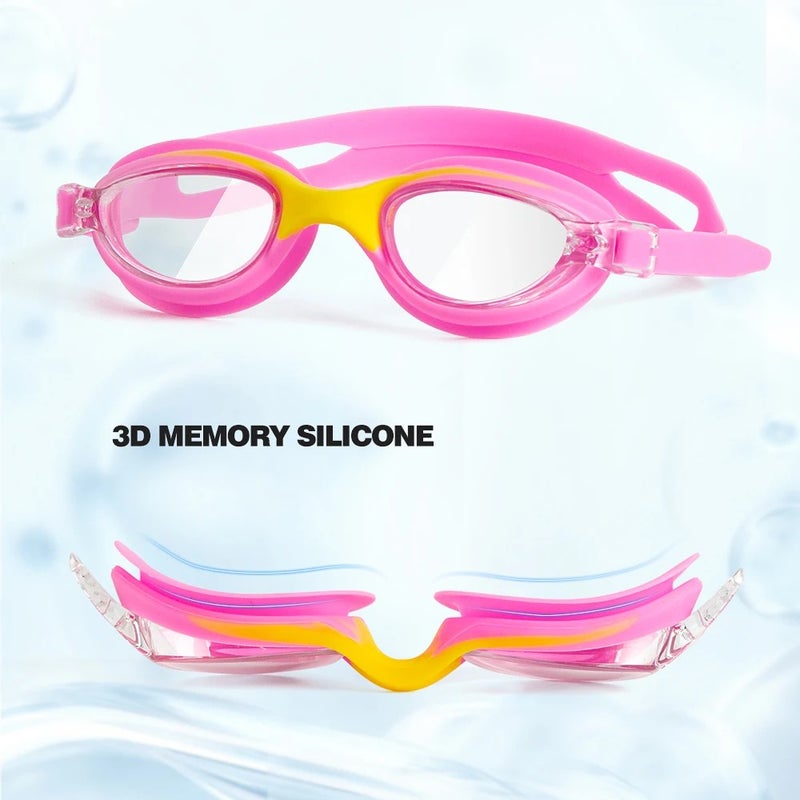 Bluejw Professional UV Resistant  Swimming Goggles for Adults Waterproof PC Lenses Silicone Gasket Anti-Fog Diving Glasses - Image 3