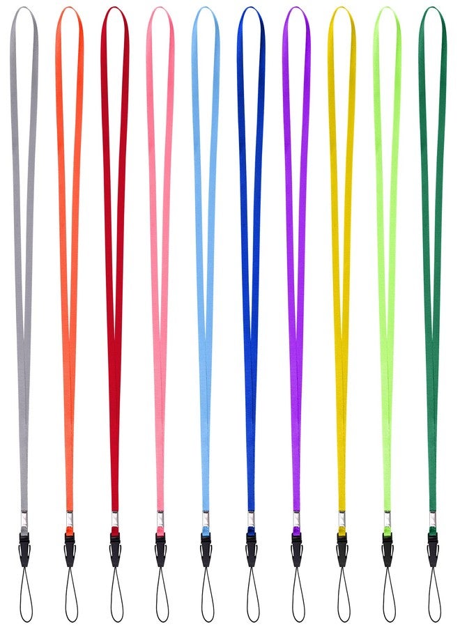 Wisdompro Long Lanyard, Pack of 30, Removable Lanyards, Colourful, Lanyard for USB Stick, Keys, ID Case, Portable Small Fan and Small Torch etc. (10 Colours) - Image 3