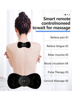 RATSAW Remote Control Electric Neck Massager Current EMS Massager Portable Neck Massager for Pain Relief Bioelectric Acupressure Massager Pad for Arms Neck Shoulders Back Waist Legs  - Image 3