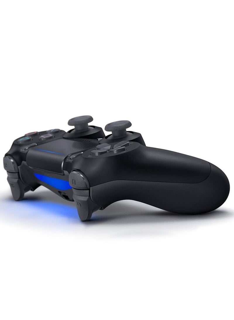 وحدة تحكم لاسلكية مزدوجة الصدمات تعمل بالبلوتوث لجهاز PS4 Gamepad لجهاز Play Station 4 باللون الأسود - Image 2