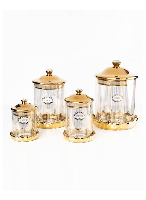 Spice and condiment storage container set with lids for safe use.