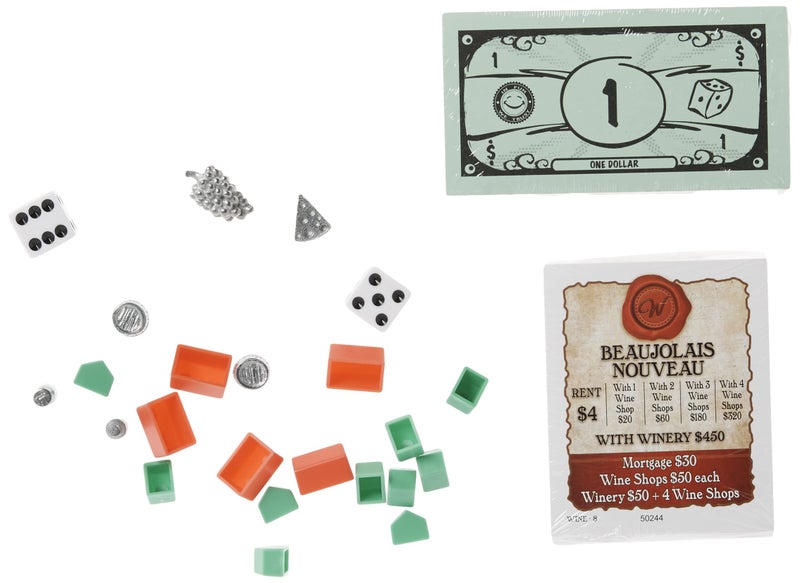 Late for the Sky Wine-Opoly Monopoly Board Game - Image 2