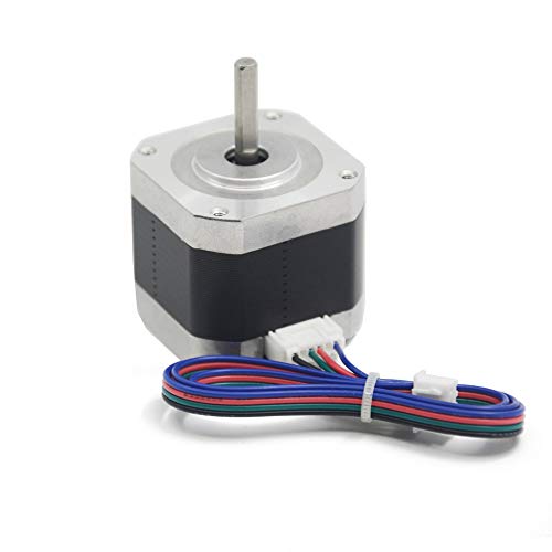 Iverntech Nema 17 Stepper Motor 42x40mm Body Bipolar 1.5A 400mN.m 2 Phase 4 Wires 1.8 ° for 3D Printer or CNC Machine with 1M Motor Cable - Image 3
